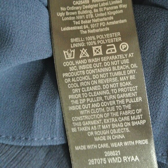 NEW TED BAKER Ryaa Mini Dress SIZE L#2503* - Picture 10 of 12